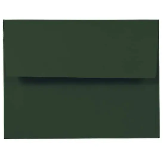 JAM Paper 4.375" x 5.75" Premium Invitation Envelopes, 50ct. Dark Green {1}