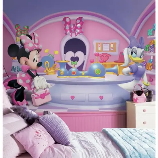 RoomMates Minnie Fashionista Mural {3}