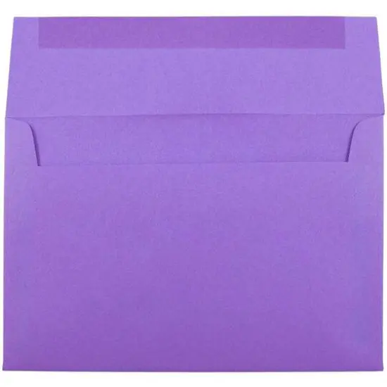 JAM Paper A8 Colored Invitation Envelopes, 50ct. Violet Purple {4}