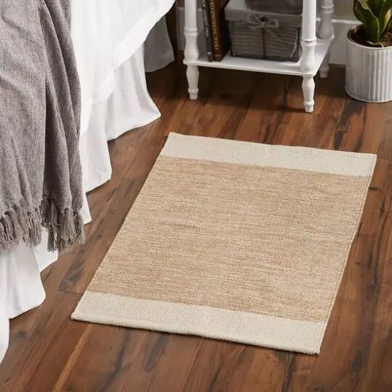 DII&reg; Stone Variegated Border Hand-Loomed Rug, 2ft. x 3ft. {7}