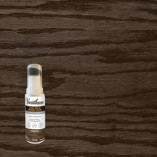 Varathane&reg; 2-in-1 Applicator & Wood Stain, 4oz. Espresso {4}
