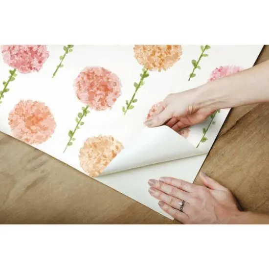 RoomMates Mum Floral Peel & Stick Wallpaper Pink {9}