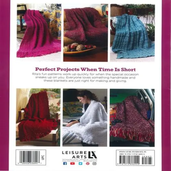 Leisure Arts&reg; Crochet 48-Hour Afghans Book {6}