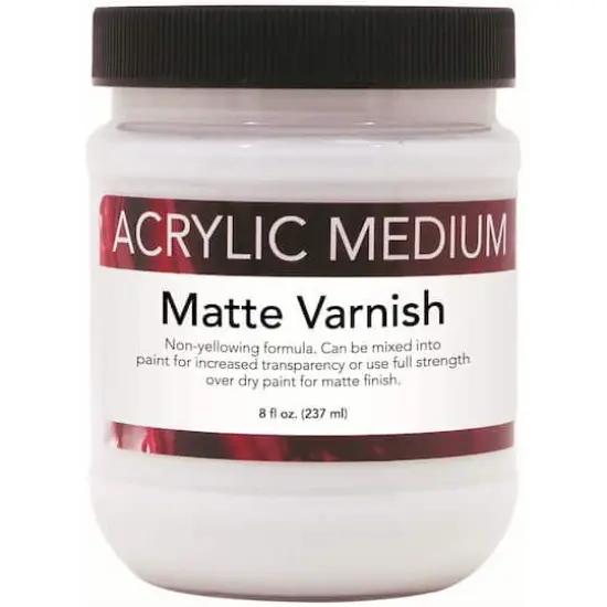 Art Advantage&reg; Acrylic Matte Varnish, 8oz. {1}