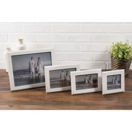 DII&reg; Vintage White Shiplap 8" x 10" Picture Frame {6}