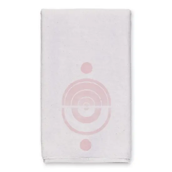 Linen Pink Mod Rainbow Tea Towel Set {3}