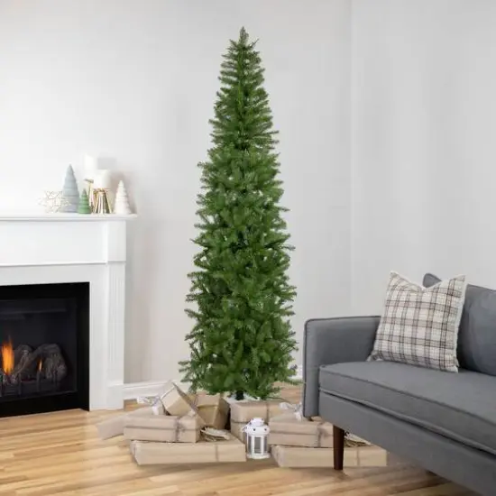 7.5ft. Unlit Silver Lake Fir Artificial Christmas Tree {3}