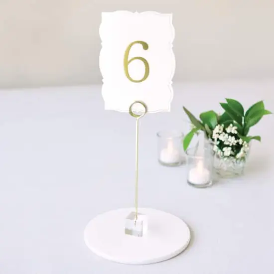 Clear Table Number Stands, 12ct. by Celebrate It&trade; {4}
