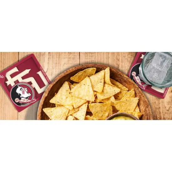College Team 3D Logo Series Coasters, 2ct. Florida State Seminoles {4}