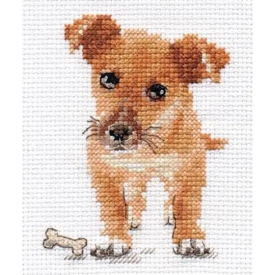 Alisa Puppy Cross Stitch Kit {1}