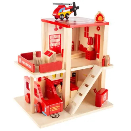 Toy Time Fire Station Playset {1}