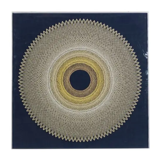 Brown Canvas Contemporary Wall Decor, 36" x 36" x 2" {1}