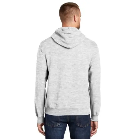 Port & Company® Tall Essential Fleece Pullover Hooded Sweatshirt Ash {6}