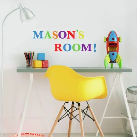 RoomMates Express Yourself Primary Peel & Stick Wall Decals {6}