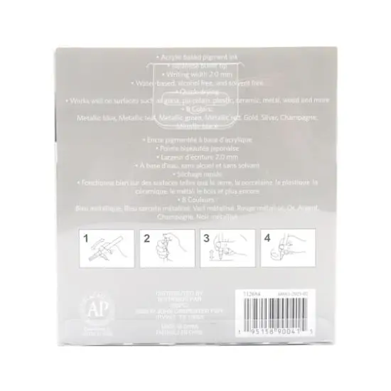 Metallic Acrylic Paint Marker Set by Artist's Loft&trade; {6}