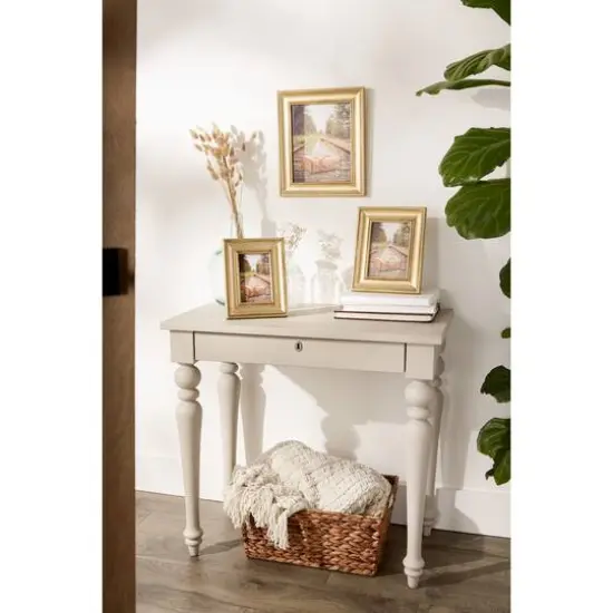 DII&reg; Antique Gold Rub Farmhouse 4" x 6" Picture Frame {6}