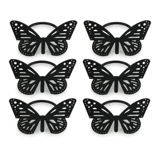 DII&reg; Butterfly Napkin Rings, 6ct. {1}