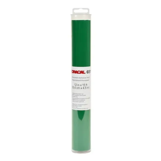 ORACAL&reg; 651 Permanent Adhesive Vinyl Mega Roll Grass Green {1}