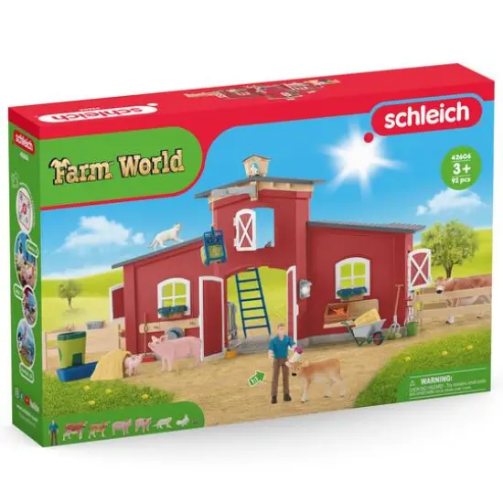 Schleich Farm World Red Barn Playset {3}