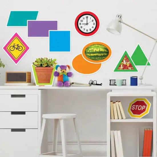 Trend Enterprises&reg; Shapes All Around Us Wipe Off Learning Set {7}