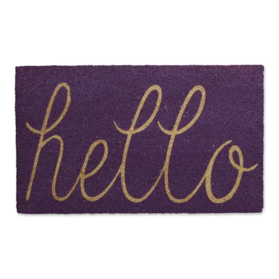 DII&reg; Hello Doormat Purple {1}