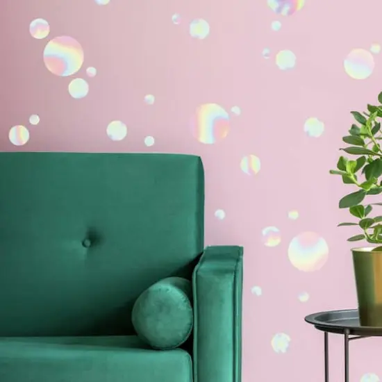RoomMates Holographic Circle Peel & Stick Wall Decals {3}