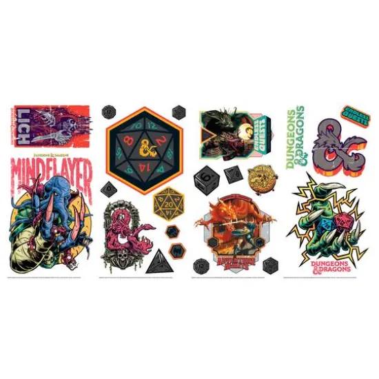 RoomMates Dungeons & Dragons Peel & Stick Wall Decals {8}