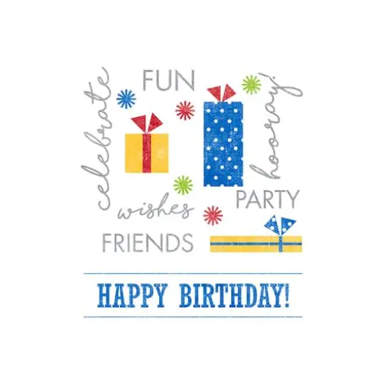 JAM Paper Wish Big Blank Assorted Birthday Card Set, 36ct. {5}