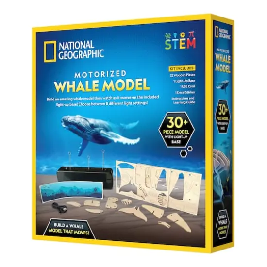 National Geographic&trade; Motorized Whale Model {6}