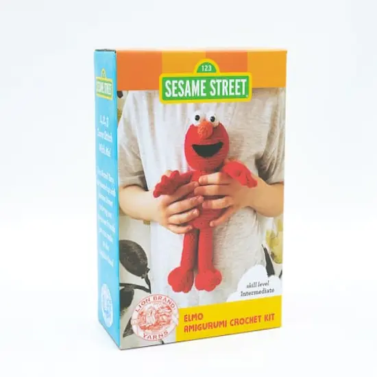 Lion Brand&reg; Elmo Sesame Street Amigurumi Crochet Kit {1}