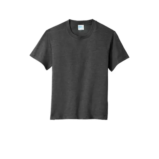 Port & Company® Fan Favorite™ Youth Blend T-Shirt Black Heather {1}