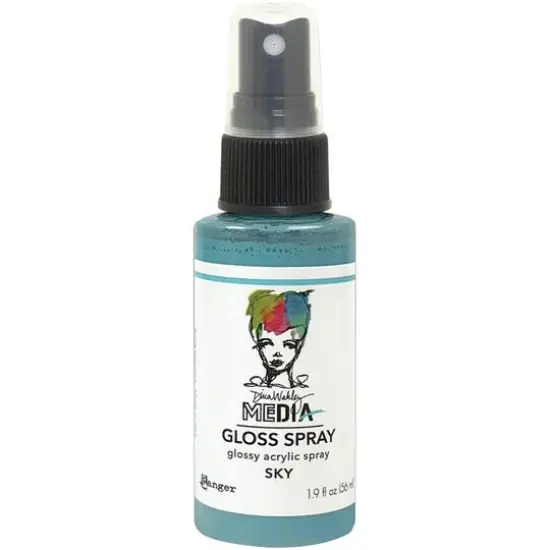 Dina Wakley Media Gloss Spray Sky {1}