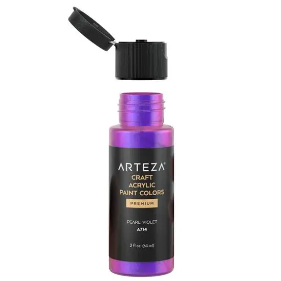 Arteza&reg; 14 Color Pearlized Acrylic Paint Set {4}