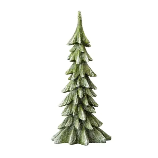 Glitzhome&reg; 14.75" Green Christmas Tree Table D&eacute;cor {1}
