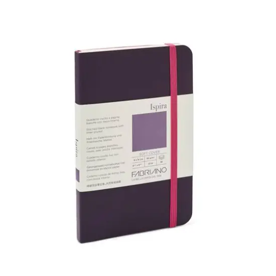 Fabriano&reg; Ispira Blank Soft Cover Notebook Purple {1}
