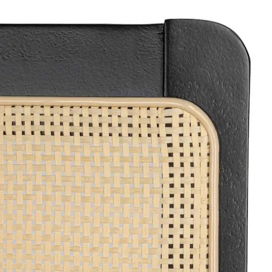 Hello Honey&reg; Crawford Mid-Century Modern Black Solid Wood Arm Chair {10}