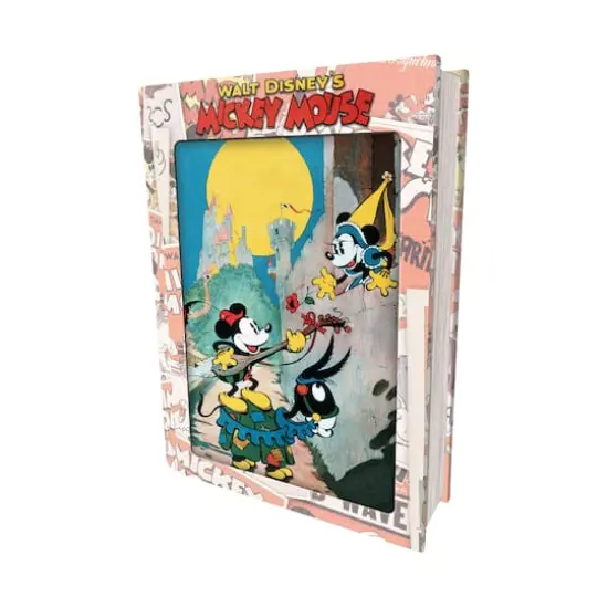 Walt Disney's Mickey Mouse Classic in "Ye Olden Days" 3D Lenticular Jigsaw Puzzle in a Collectible Tin Book: 300 Pcs {3}