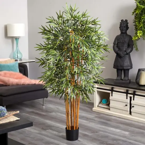5ft. Potted Curved Bamboo Tree {3}
