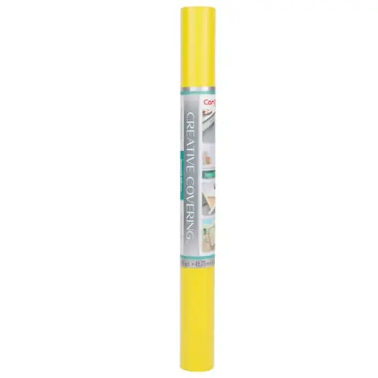 Con-Tact Creative Covering™ Adhesive Covering, 18" x 16 ft. Yellow {5}