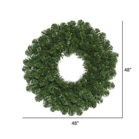 48" Unlit Oregon Fir Artificial Christmas Wreath {3}