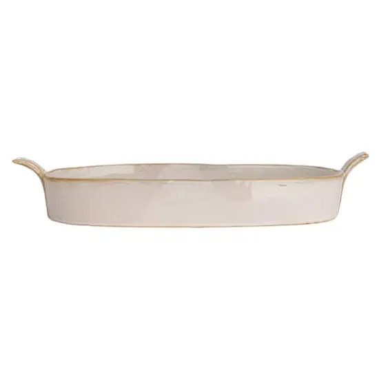Hello Honey&reg; 13.75" White Classic Elegance Stoneware Baker {8}