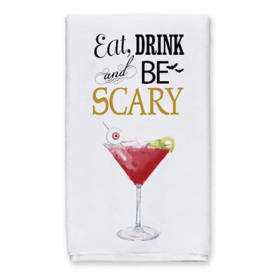 Be Scary Cocktail Tea Towel Set {3}