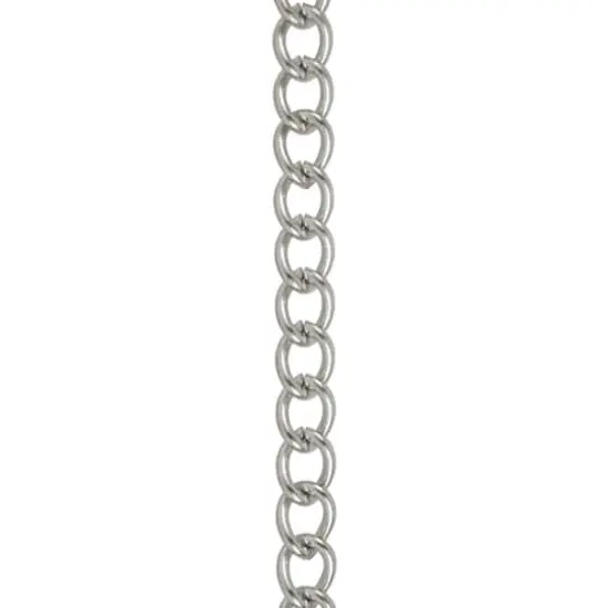 5mm Stainless Steel Curb Chain Spool, 7yd. by Bead Landing&trade; {1}