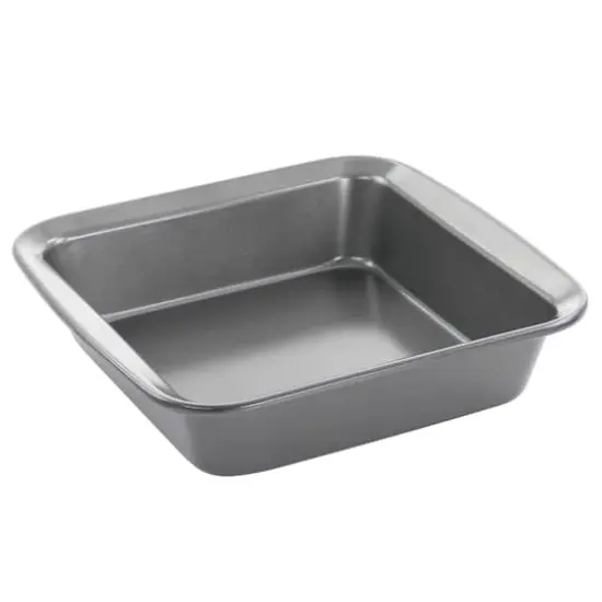 Gibson Baker's Friend 7.5" Nonstick Square Steel Bake Pan {1}