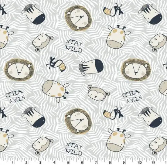 Springs Creative Stay Wild Cotton Fabric {1}