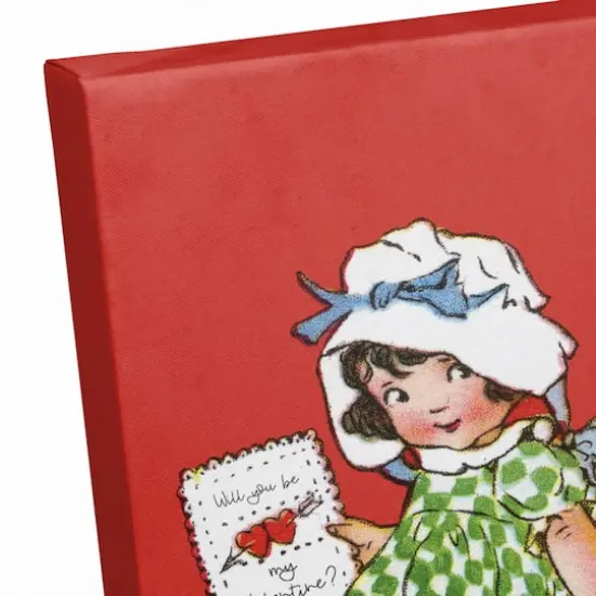 Be My Valentine 11" x 14" Canvas Wall Art {4}