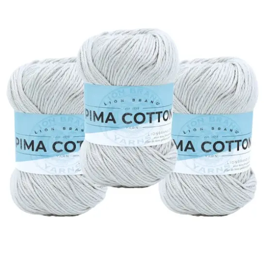 3 Pack Lion Brand&reg; Pima Cotton Yarn Stone {1}
