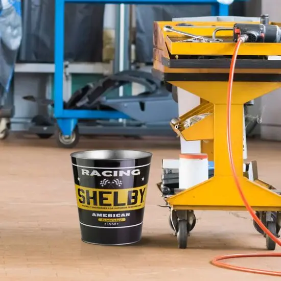 American Art D&eacute;cor&trade; 11" Shelby Racing Decorative Metal Trash Can {3}