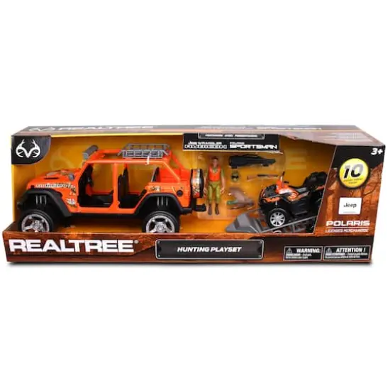 NKOK RealTree® Jeep® Wrangler Unlimited 1:18 Scale 10 Piece Duck Hunting Playset {3}