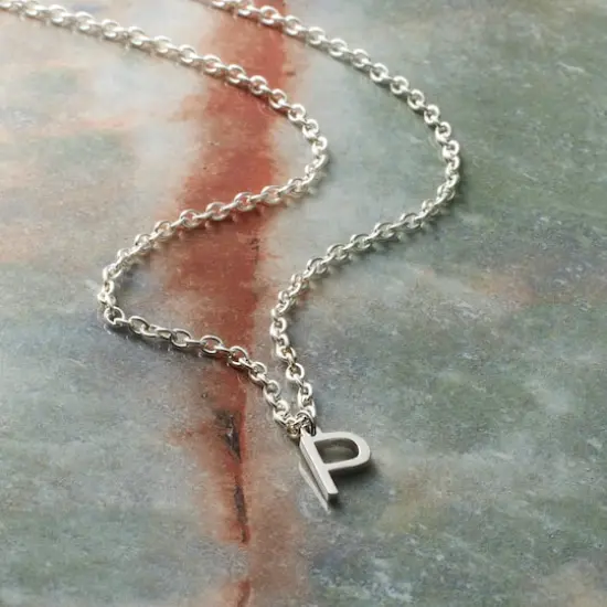 Sterling Silver Alphabet Charm by Bead Landing&trade; P {3}